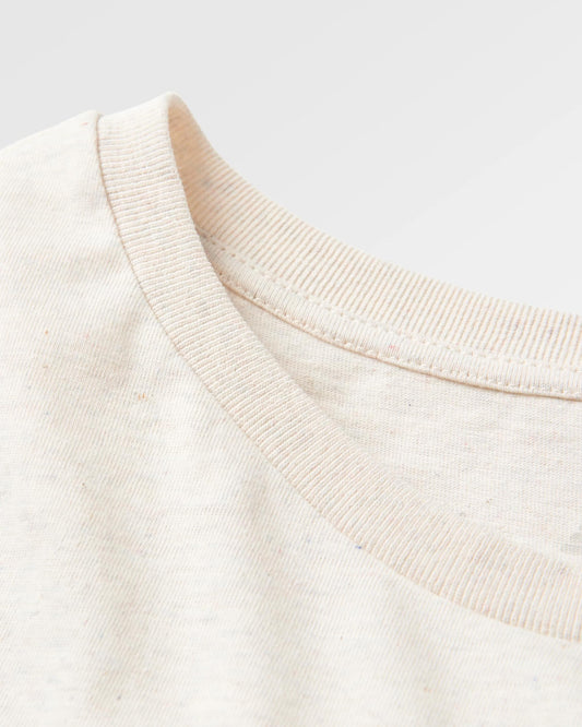 Breathe Recycled Cotton Marl LS T-Shirt - Milky Marl
