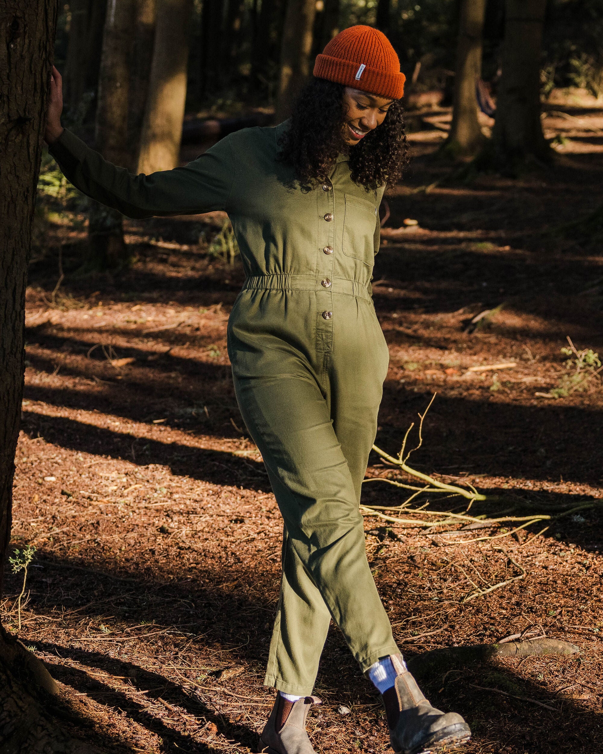 Resonate Boiler Suit Khaki Green