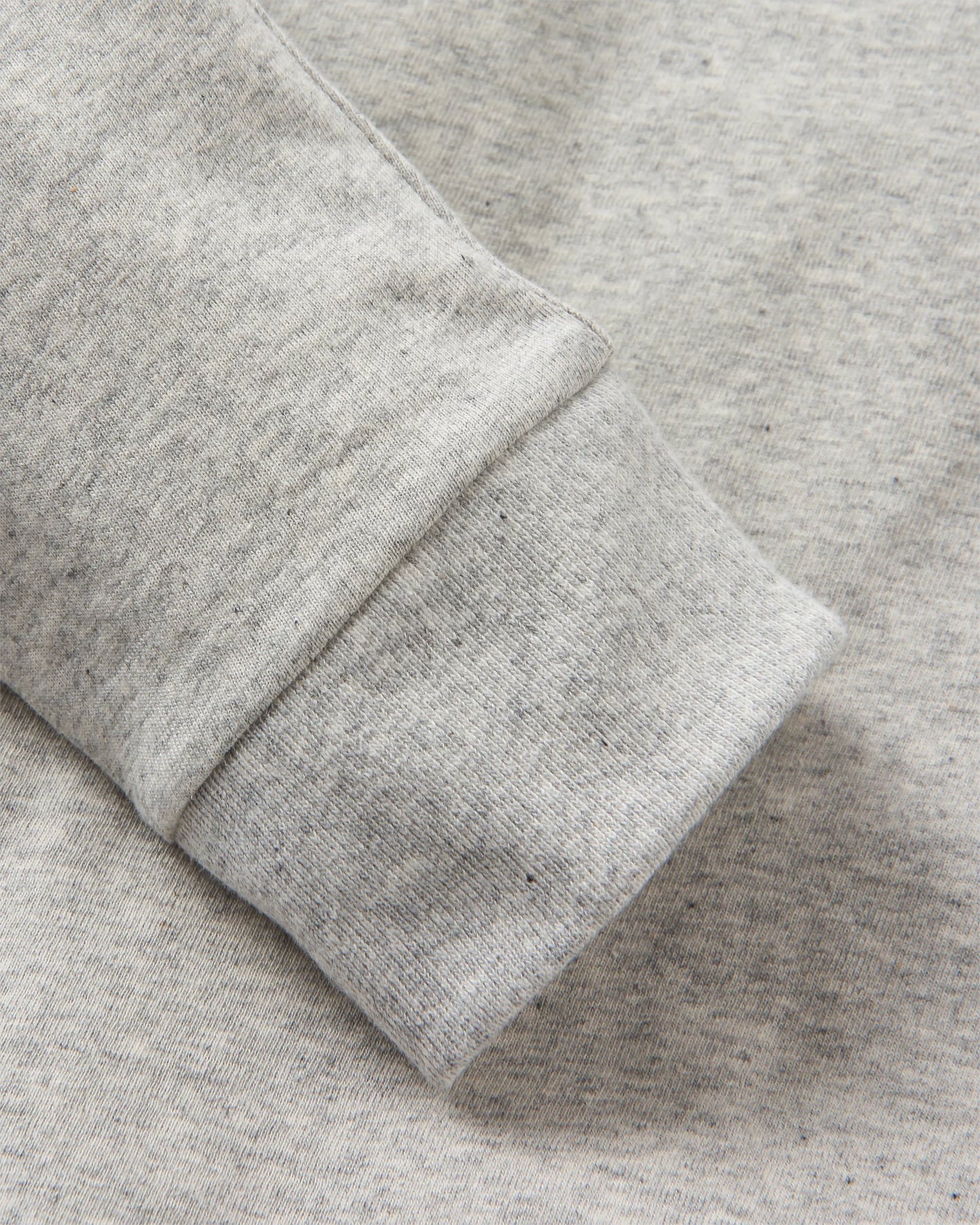 Classic Recycled Cotton LS T-Shirt - Mid Grey Marl