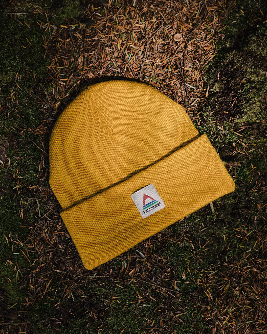 Core Recycled Low-Top Beanie - Mustard Yellow