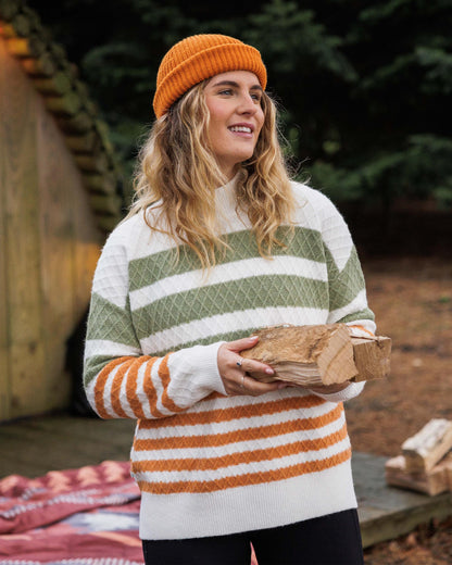 Ramble Recycled Knitted Jumper - Off White