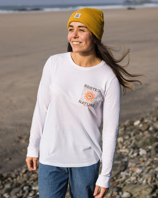 Womens_Rooted In Nature Ls T-Shirt - White