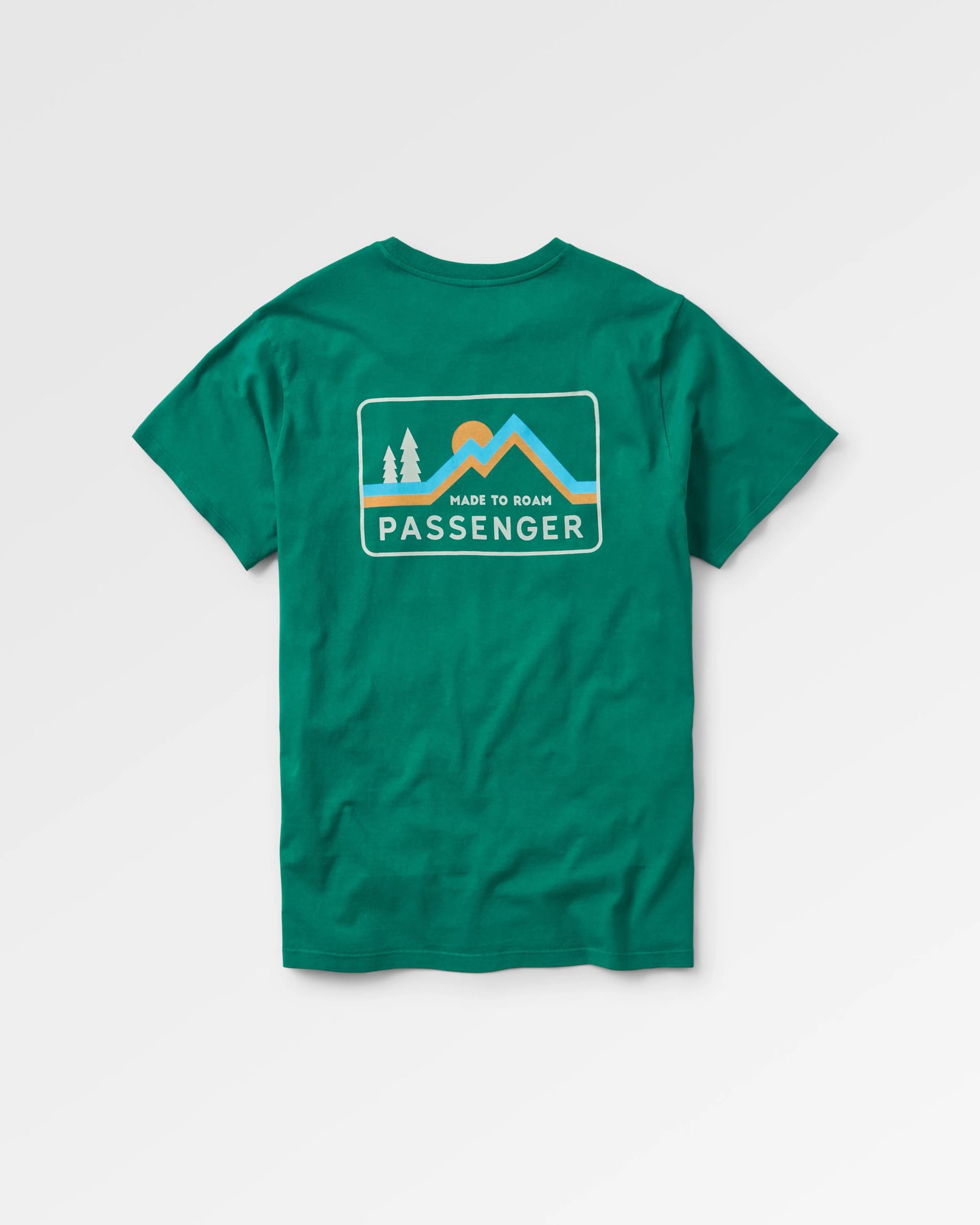 Made To Roam Recycled Cotton T-Shirt - Forest Green