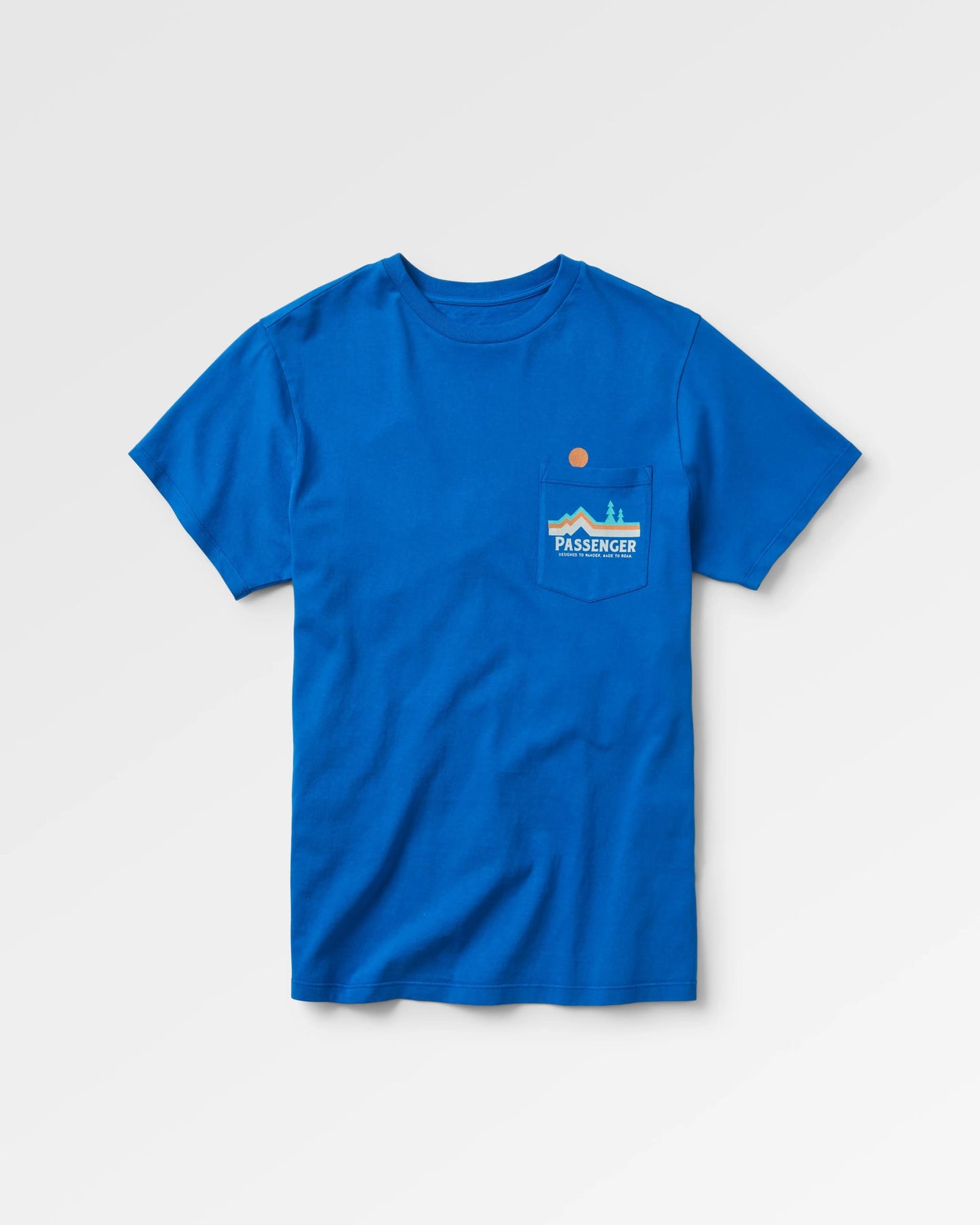 Branch Out Recycled Cotton T-Shirt - True Blue