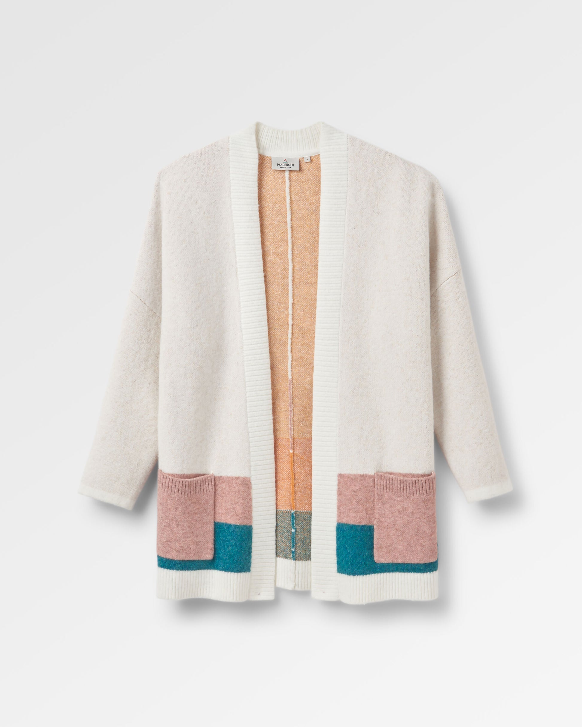 Vista Recycled Knitted Cardigan - Off White