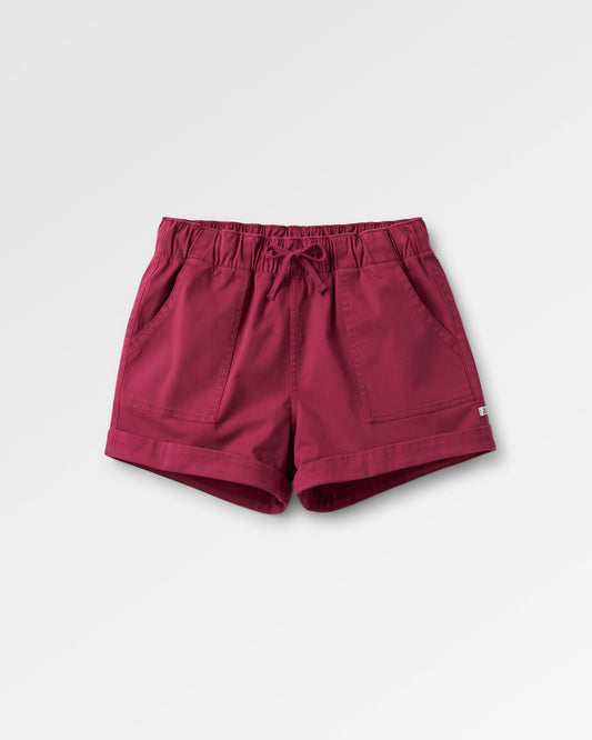 Carriso Organic Cotton Shorts - Cranberry