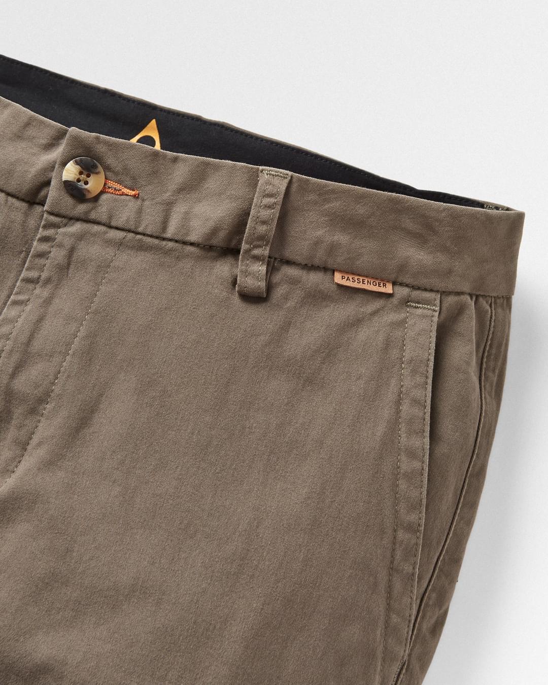 365 Organic Cotton Trouser - Dusty Olive