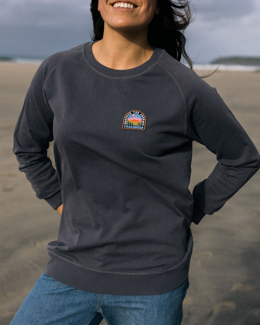 Womens_Journal Sweatshirt - Charcoal