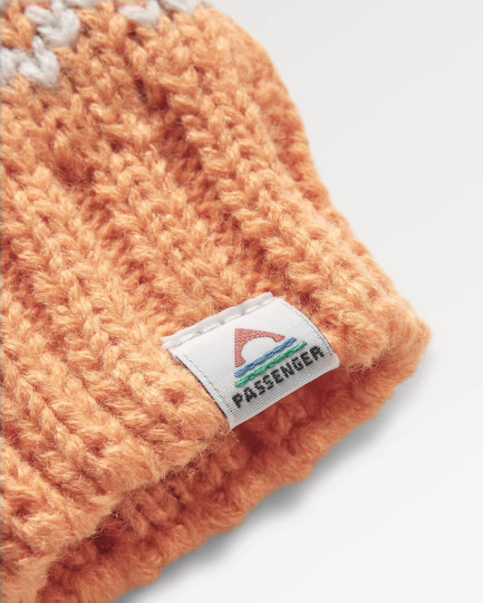 Lily Recycled Fleece Lined Fingerless Mittens - Apricot