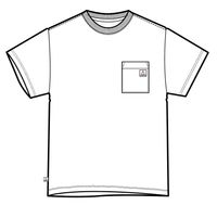 Hide_Heritage Recycled Cotton Pocket T-Shirt - White