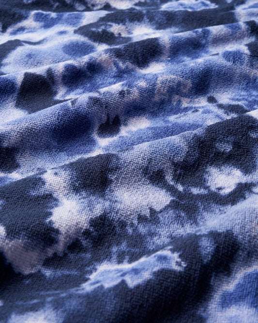 Travel Towel Recycled Microfibre - Tie Dye Dark Denim