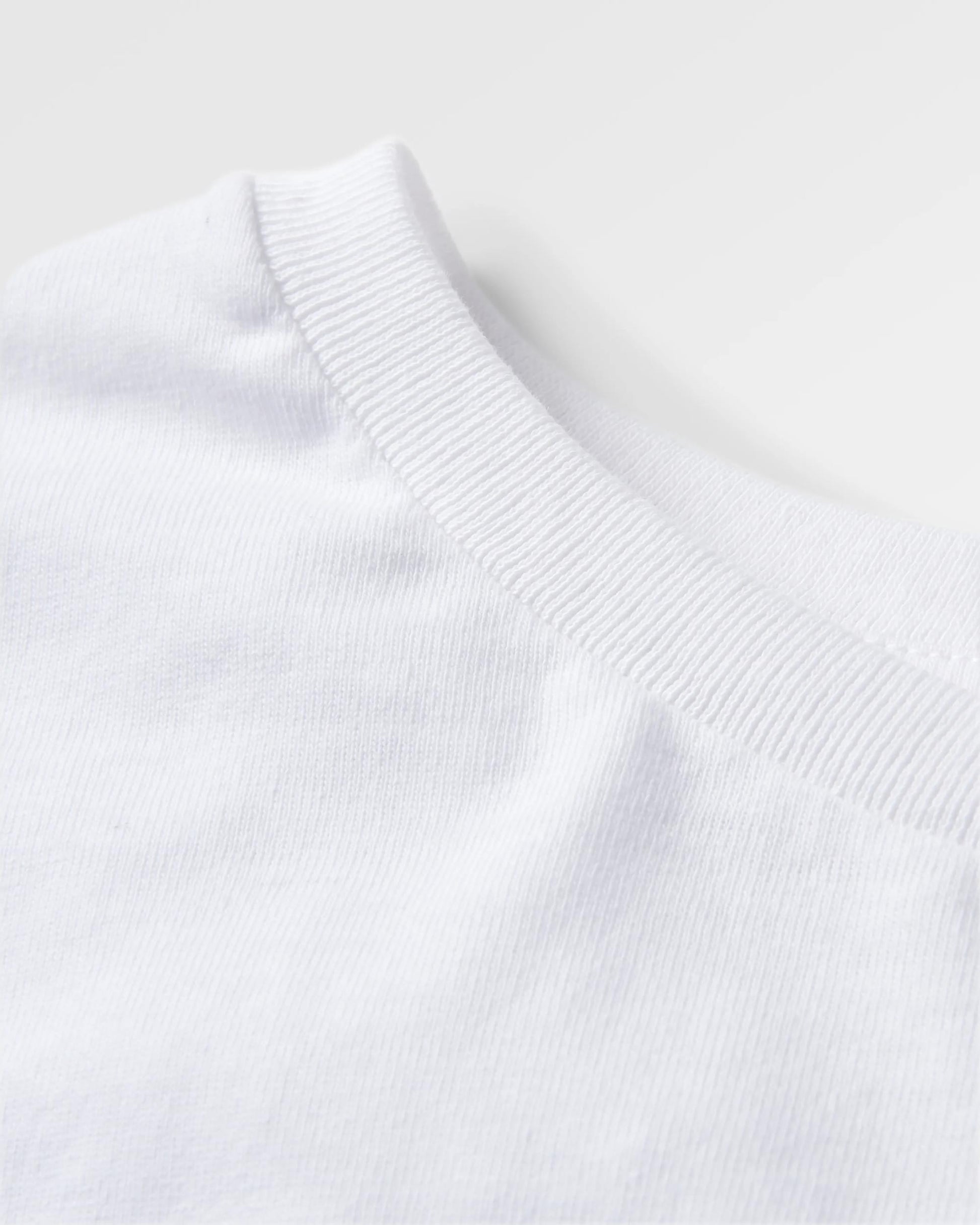 Alp Recycled Cotton T-Shirt - White
