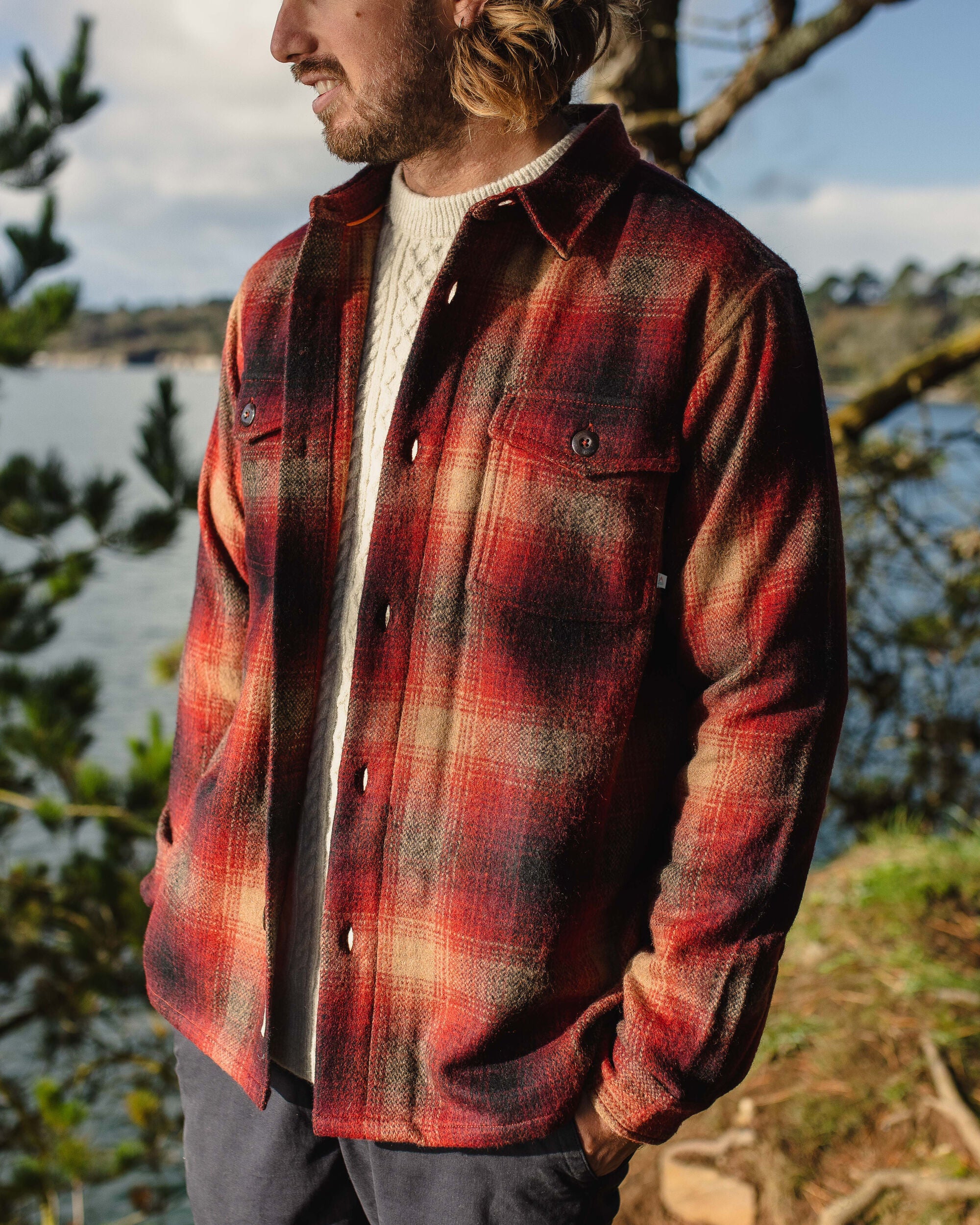 Barren Shirt Jacket Wine – Passenger