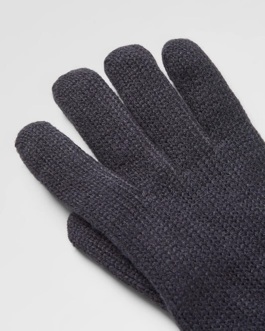 Gale Recycled Knitted Gloves - Deep Navy