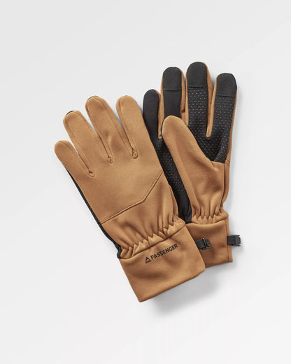 Jacks 2.0 Recycled Touch Screen Gloves - Golden Brown