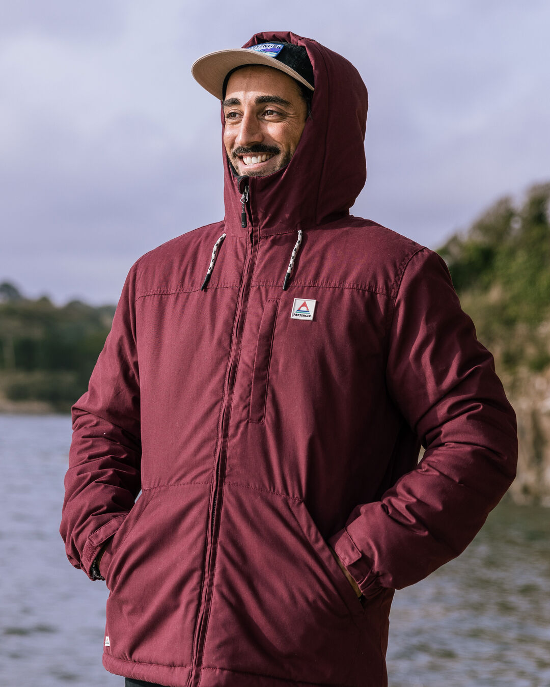 Discover Recycled Sherpa Lined Jacket - Wine