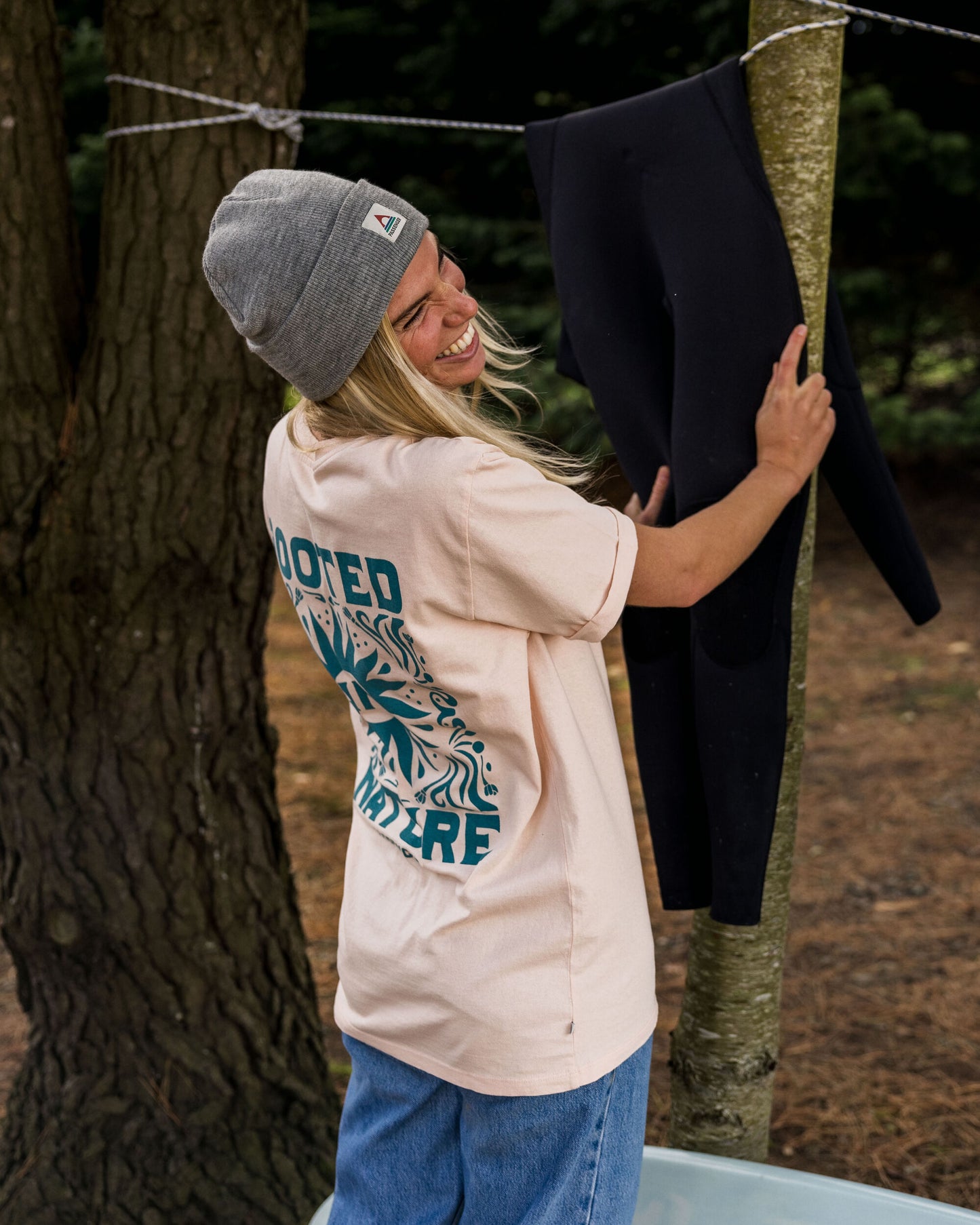 Rooted In Nature T-Shirt - Peach Whip