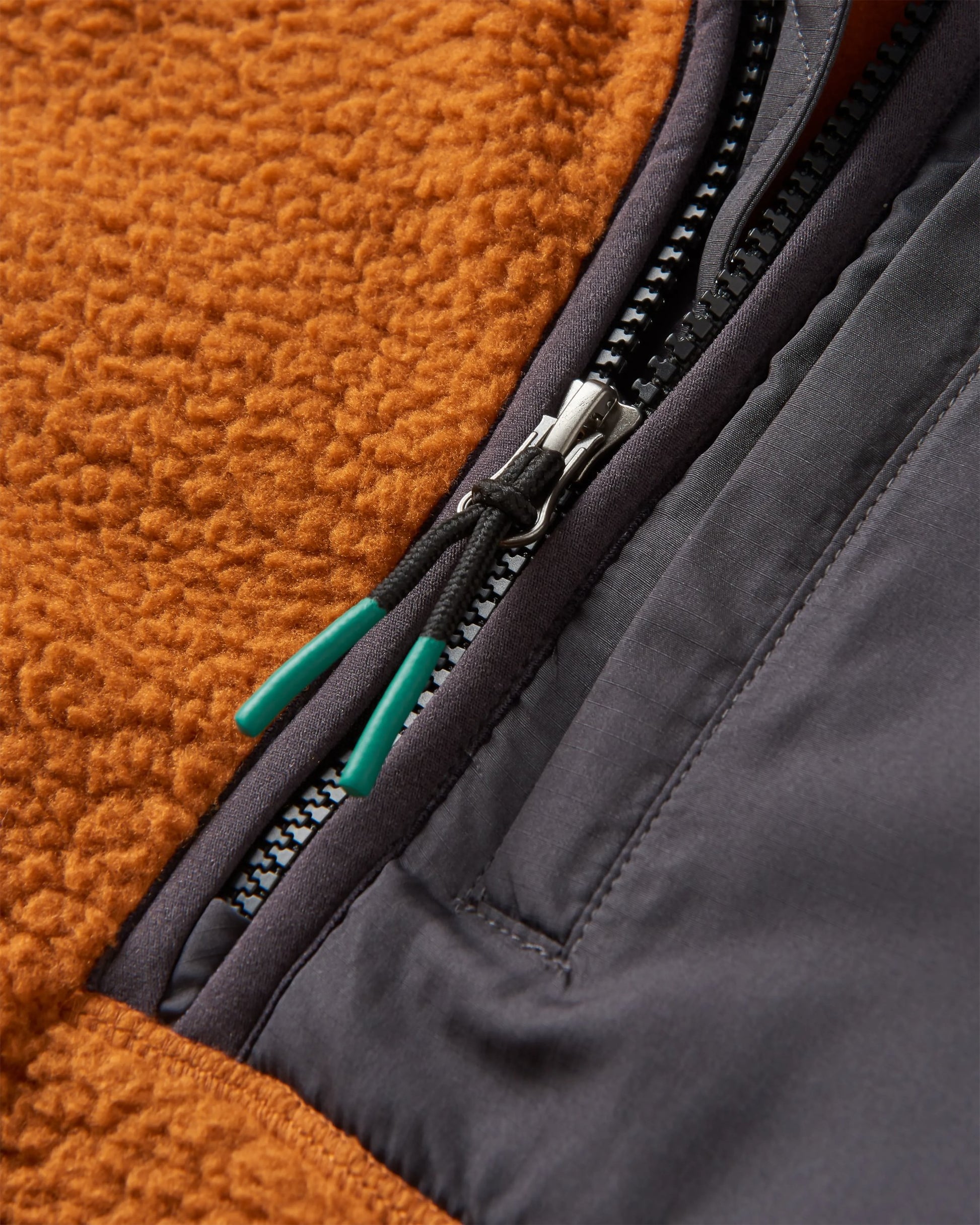 Offgrid 2.0 1/2 Zip Recycled Sherpa Fleece - Glazed Ginger