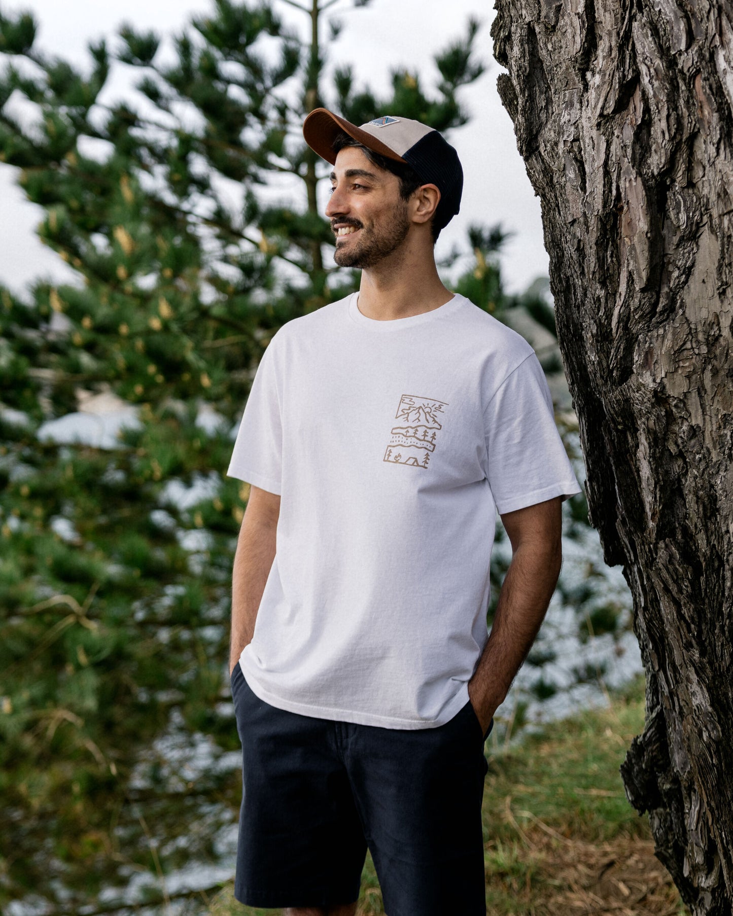 Nature Recycled Cotton T-Shirt - White