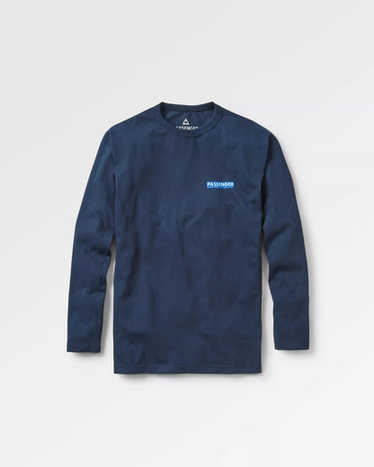 Distance Recycled Relaxed Fit LS T-Shirt - Deep Navy