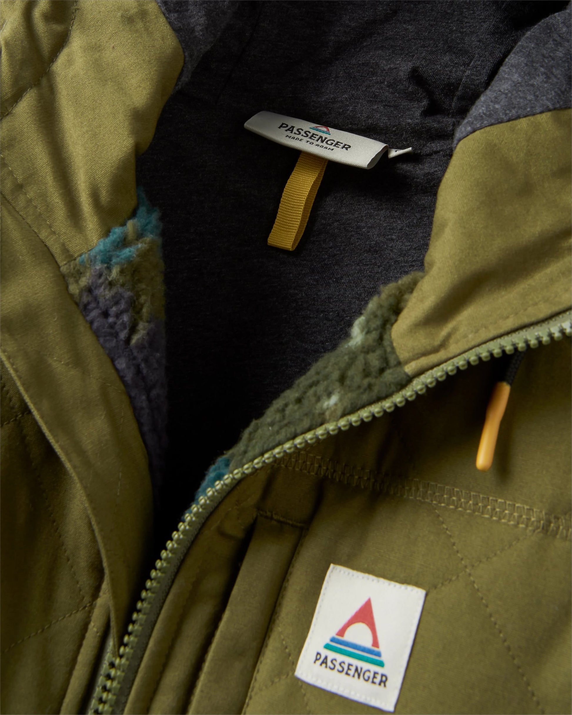 Adventure 2.0 Recycled Deep-Pile Sherpa Fleece - Alpine Camo Khaki