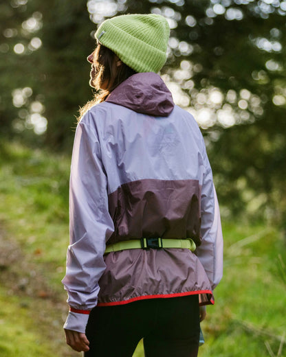 Viento Recycled Windshell Smock - Lilac Mist/Grape