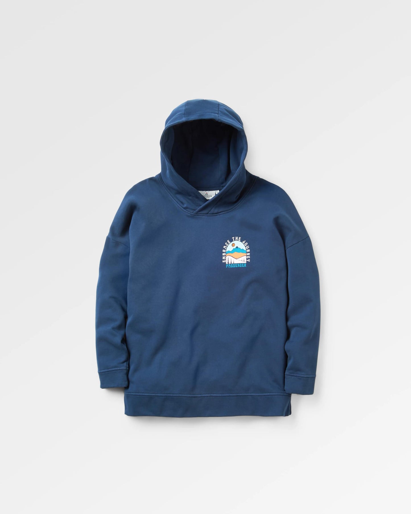 Outlook Recycled Cotton Hoodie - Rich Navy