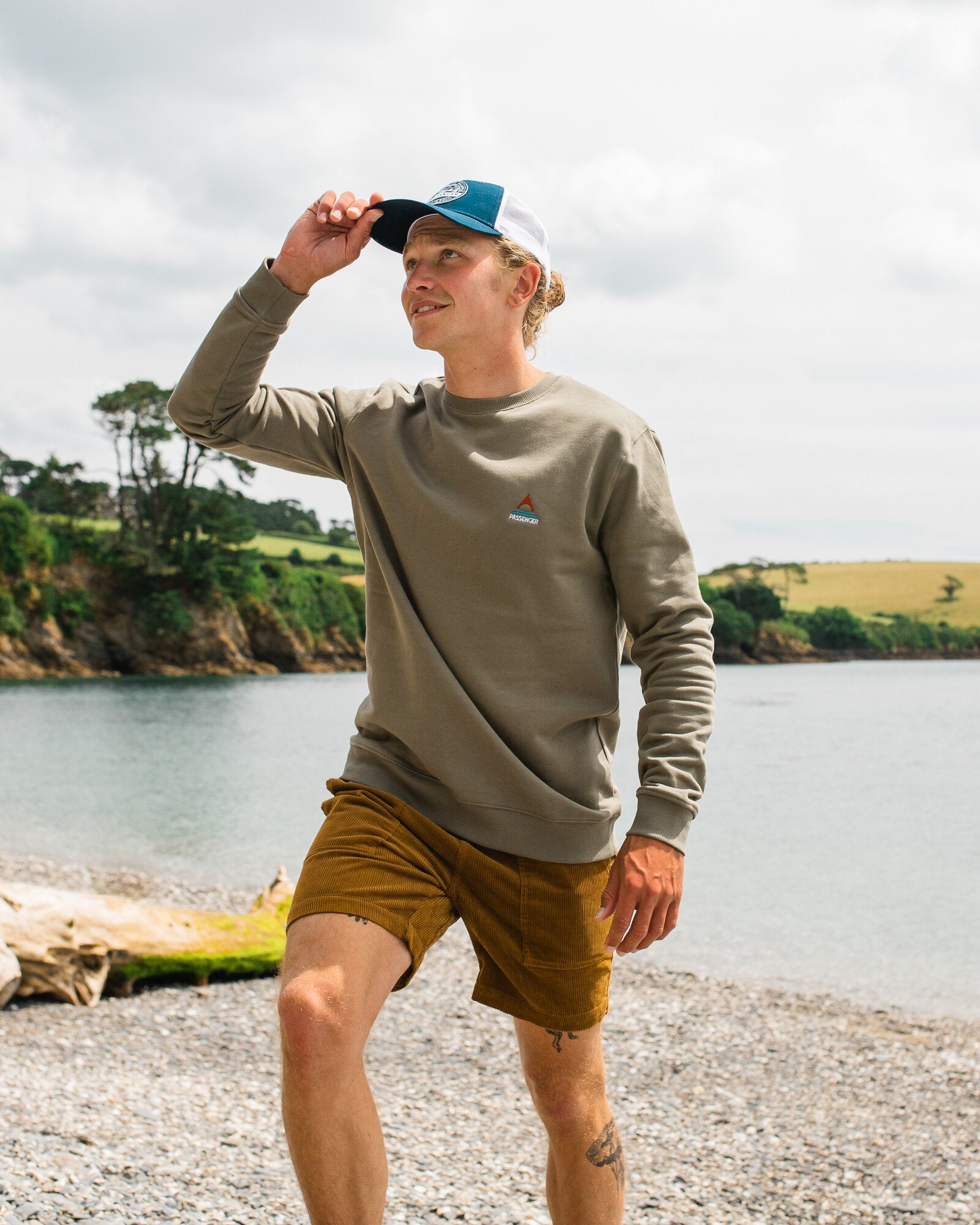 Vita Organic Cotton Sweatshirt - Dusty Olive