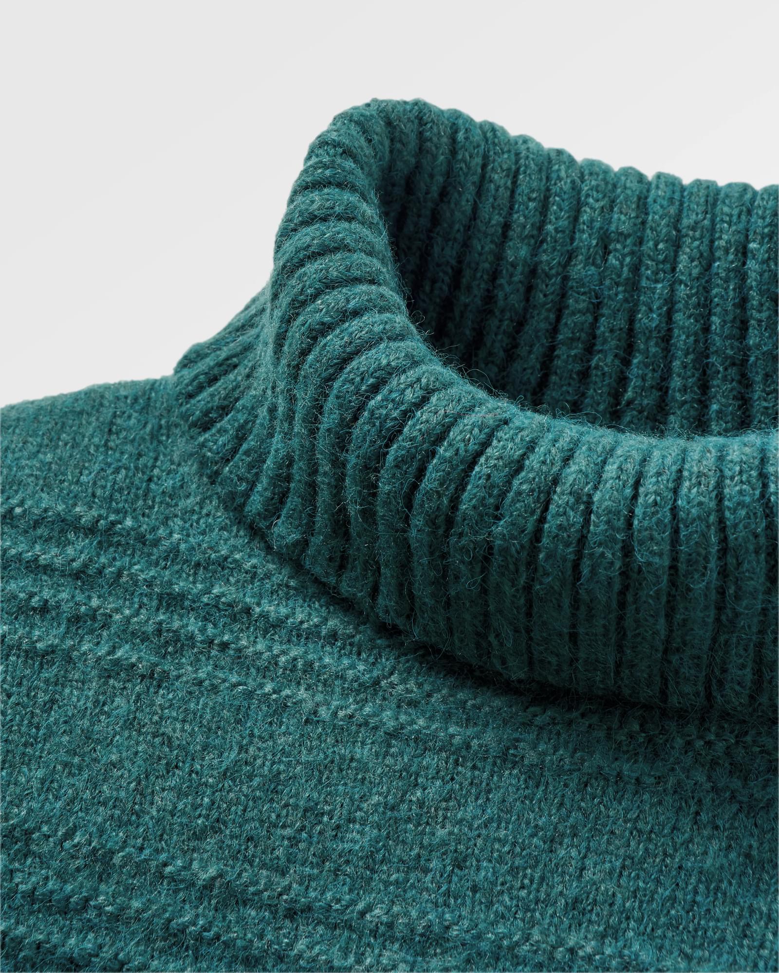 Snug Oversized Recycled Knitted Jumper - Mediterranean