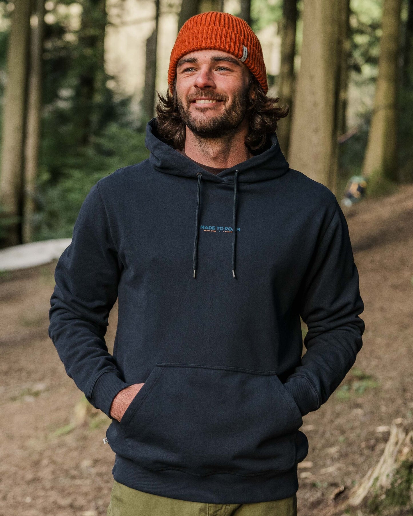 Pace Recycled Cotton Hoodie - Deep Navy