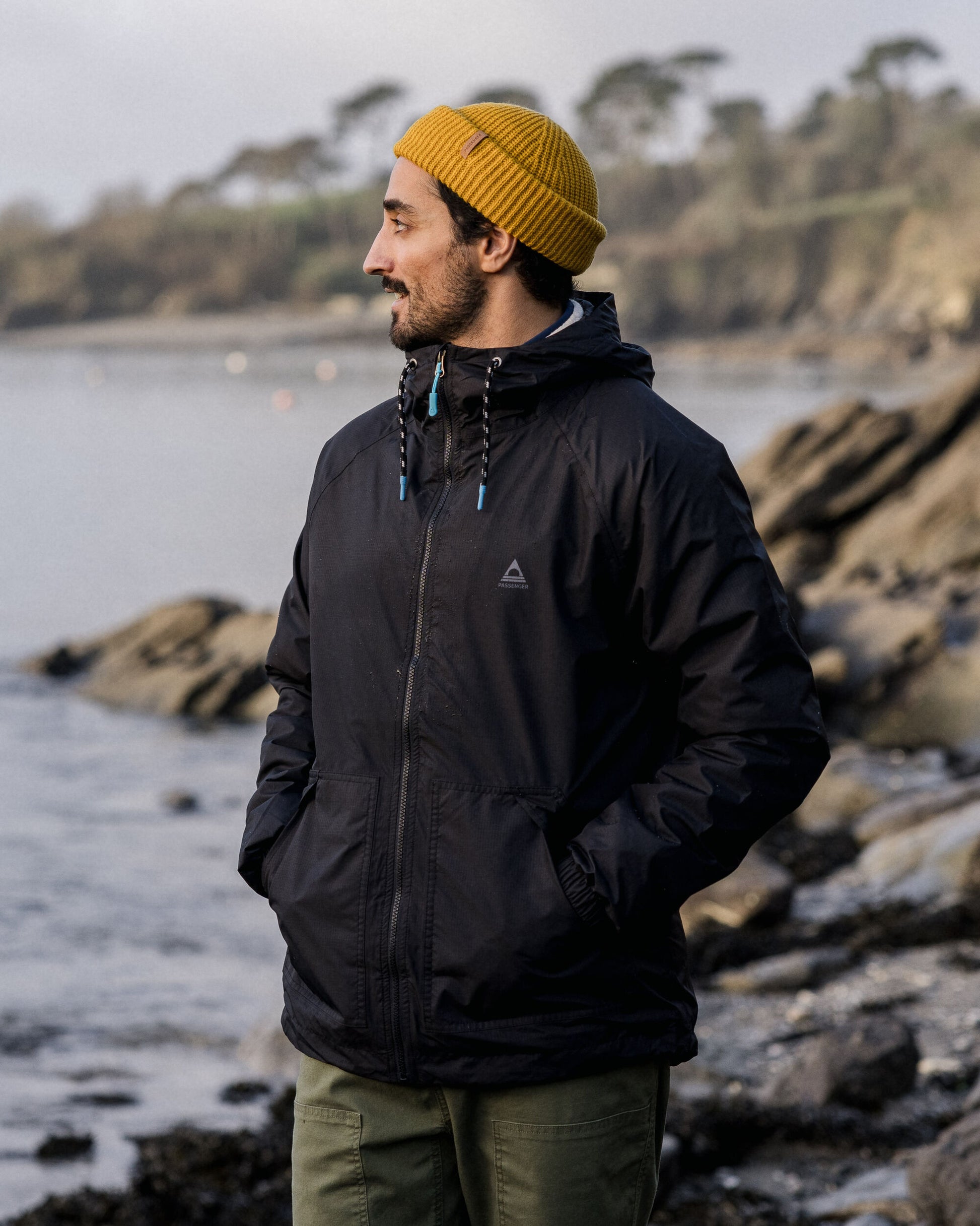 Tallows Recycled Water Resistant Jacket - True Black