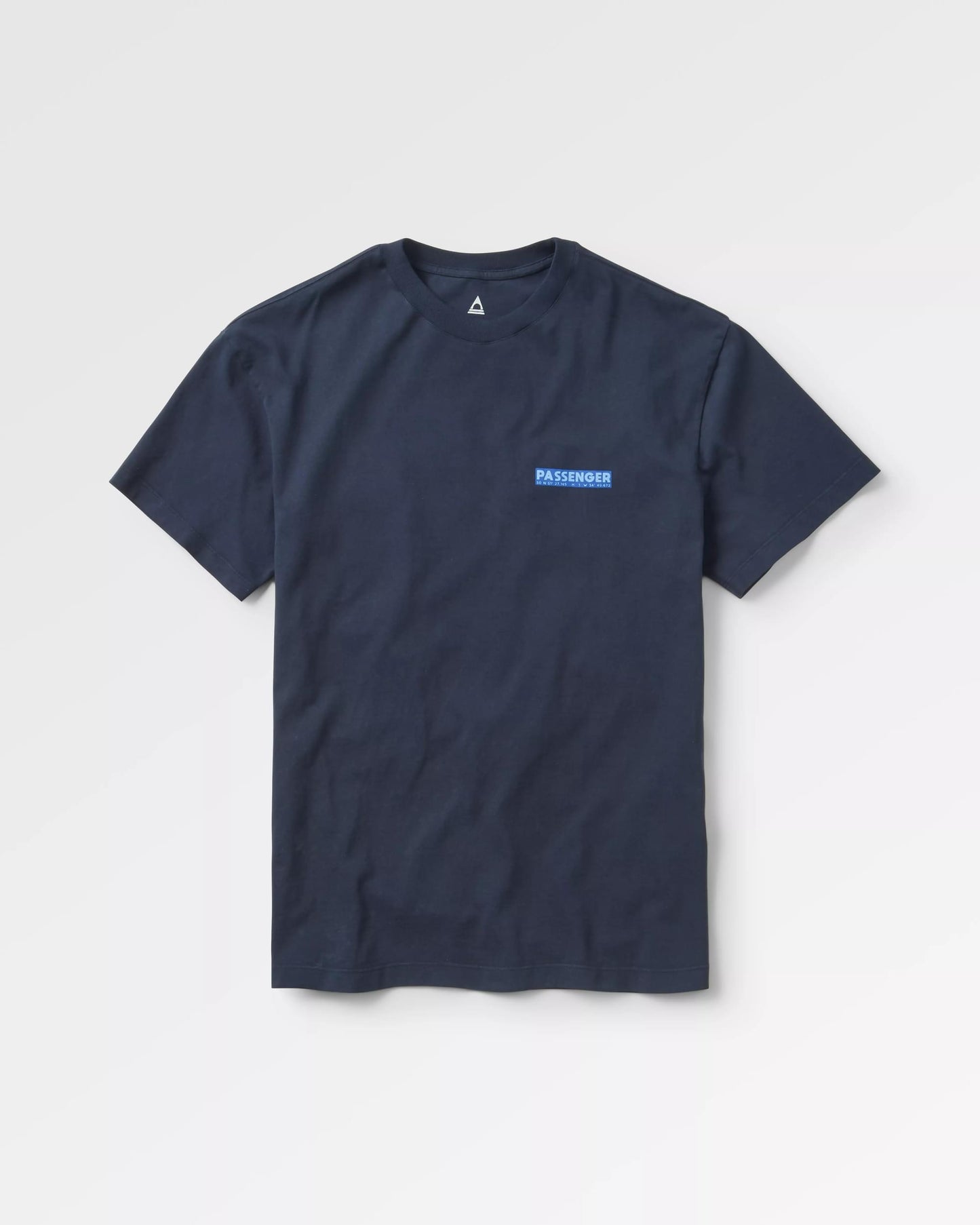 Distance Recycled Cotton T-Shirt - Deep Navy