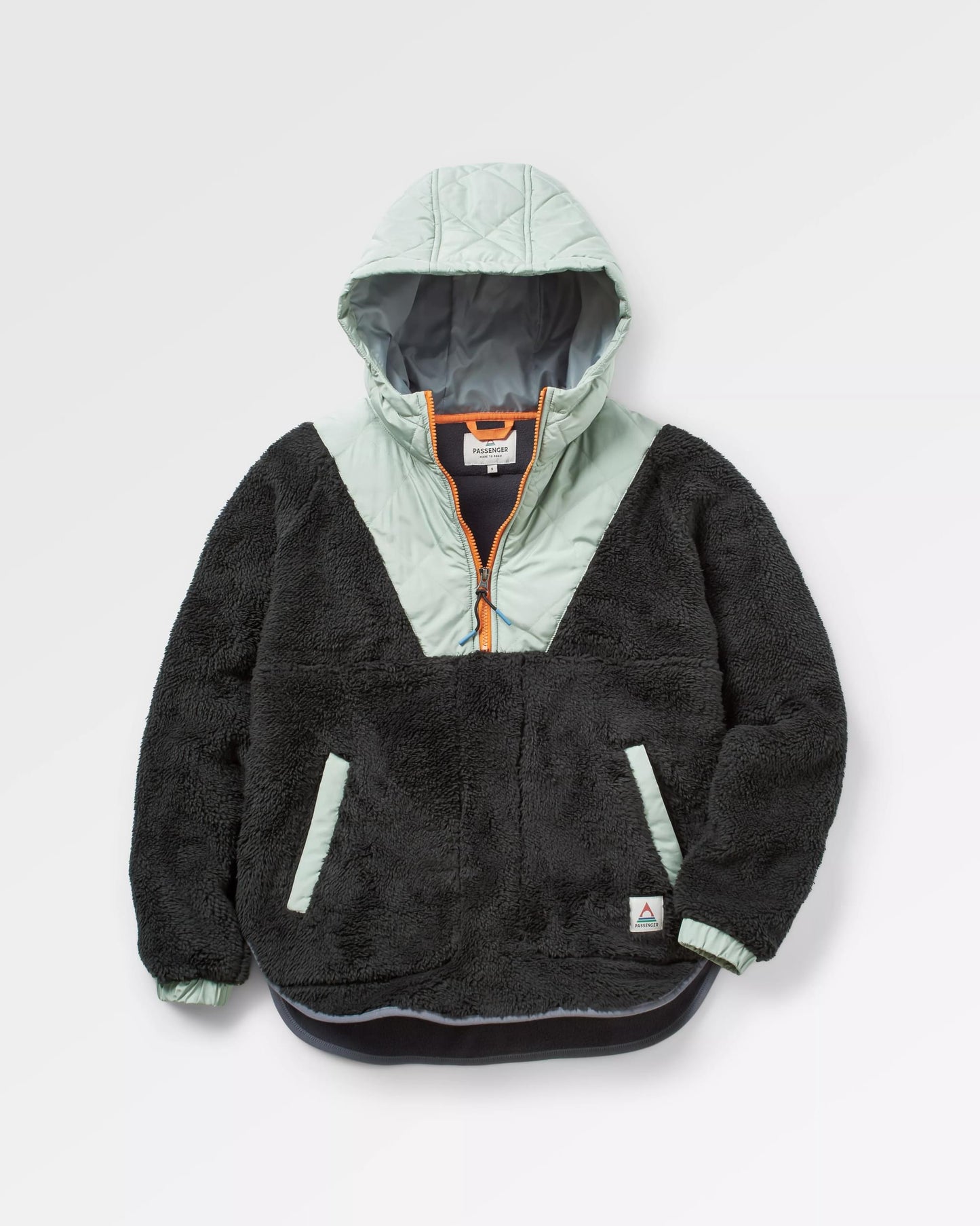 Beaumont Recycled Sherpa Hooded Fleece - Black