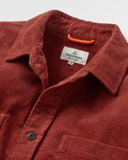 Backcountry Cord Shirt - Red Ochre