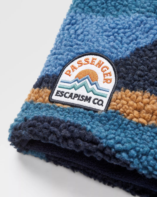 Mulled Recycled Sherpa Fleece Snood - Scenic Navy