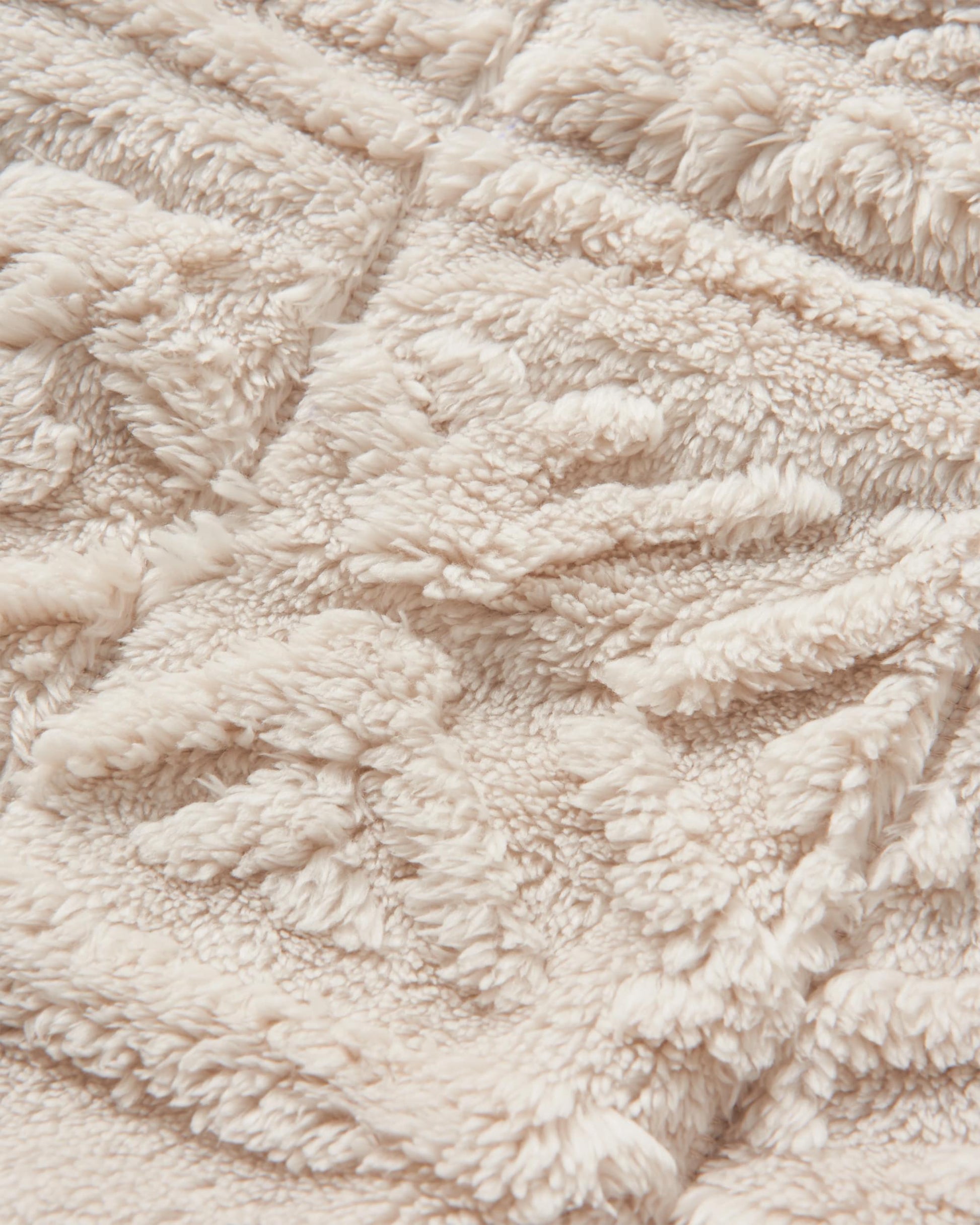 Holistic Sherpa Hooded Fleece - Vintage White
