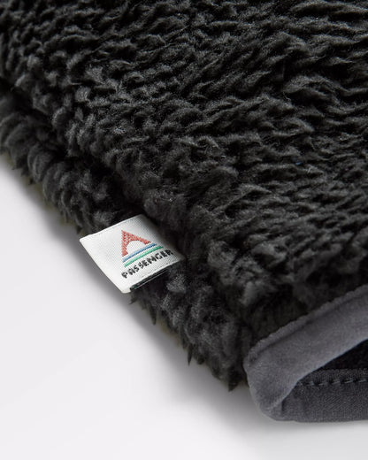 Beaumont Recycled Sherpa Hooded Fleece - Black