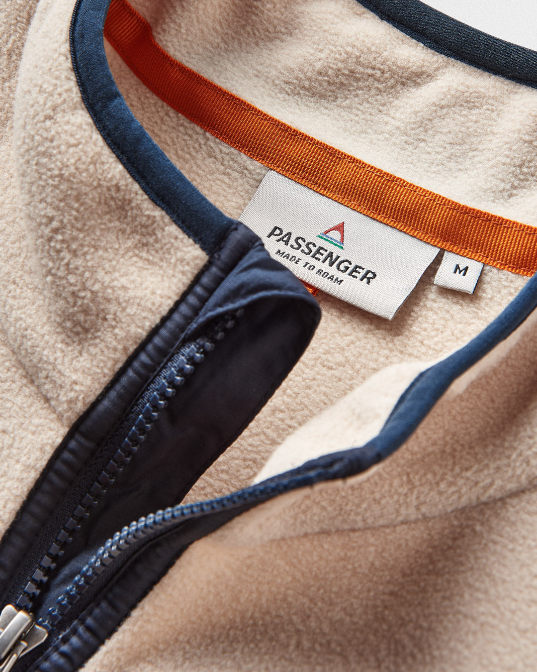 Set Off Recycled Polar Quarter Zip Fleece Oatmeal – Passenger