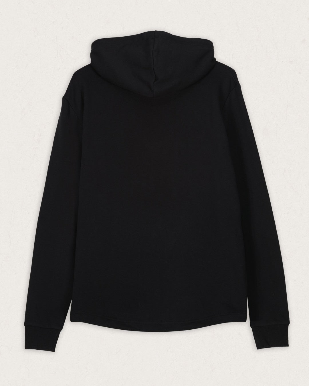 Cliff Recycled Cotton Hoodie - Black