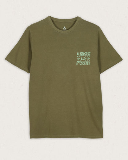 Sunrise Recycled Cotton T-Shirt - Loden Green