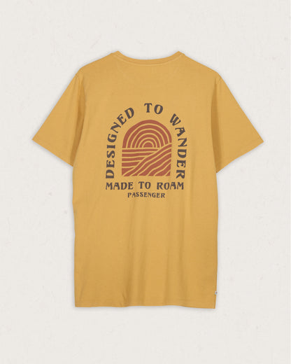 Sundown Recycled Cotton T-Shirt - Mustard Gold
