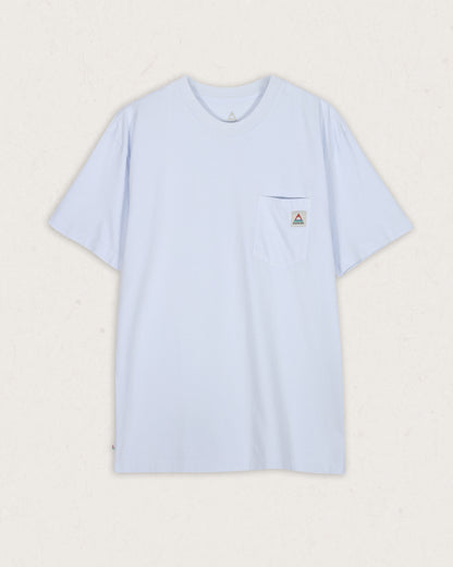 Heritage Recycled Cotton Pocket T-Shirt - Pale Blue