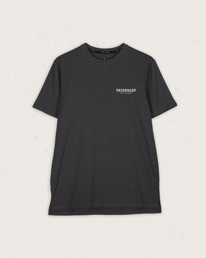 Calling Active Recycled T-Shirt - Black Marl