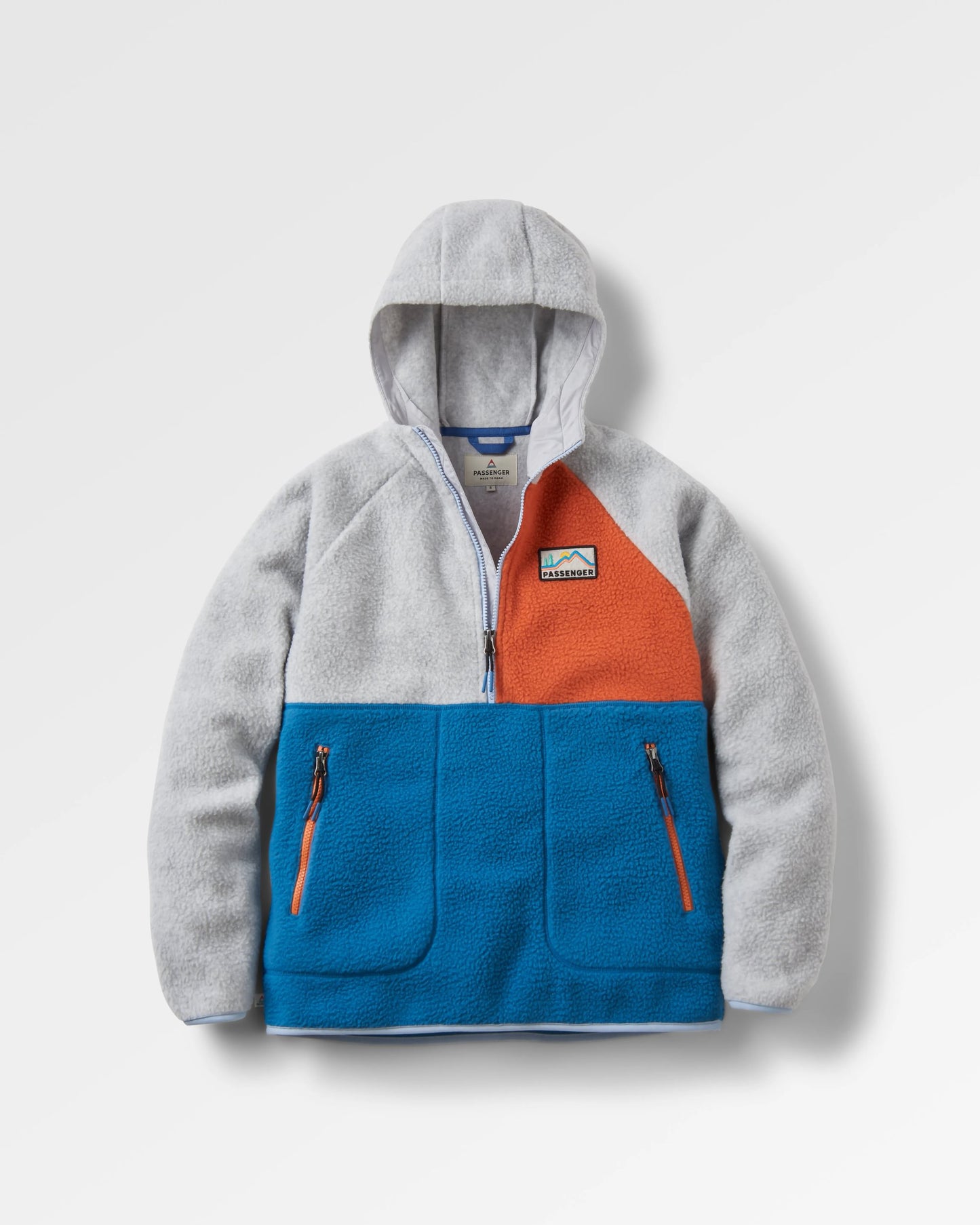 Maine 2.0 1/2 Zip Recycled Sherpa Fleece - Blue Steel