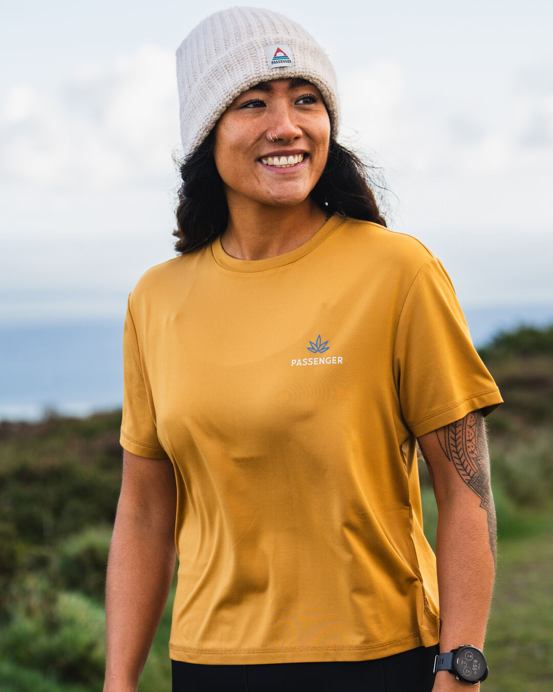 Align Active Recycled T-Shirt - Dusty Ochre