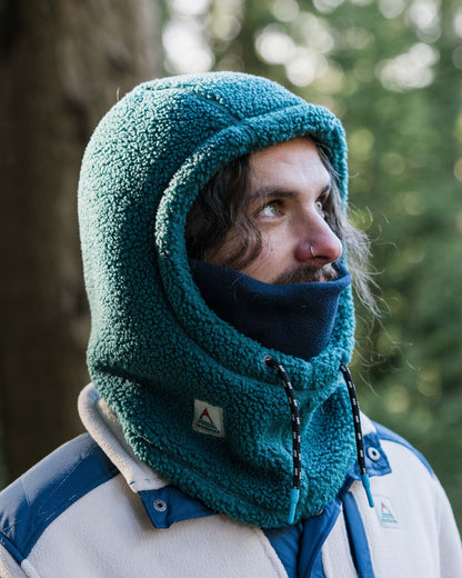 Male_Snowdrift Recycled Fleece Hood - Mediterranean