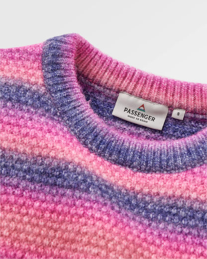 Fika Recycled Knitted Jumper - Crushed Berry Dip
