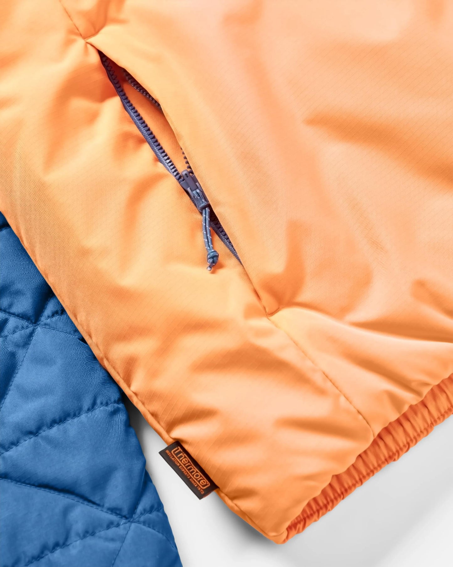 Trace Recycled Thermore® Insulated Jacket - Dark Denim/ Apricot