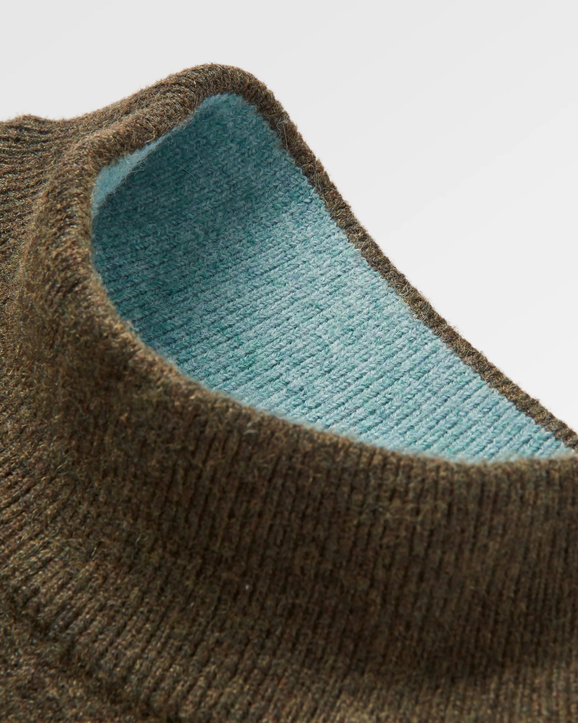 Nettle Recycled Knitted Jumper - Khaki