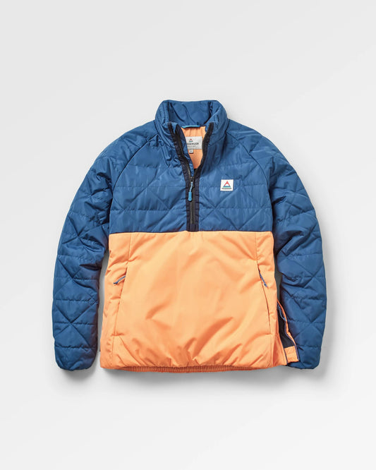 Trace Recycled Thermore® Insulated Smock - Dark Denim/ Apricot